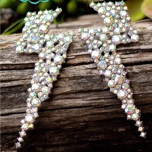 Lighting bolt earrings